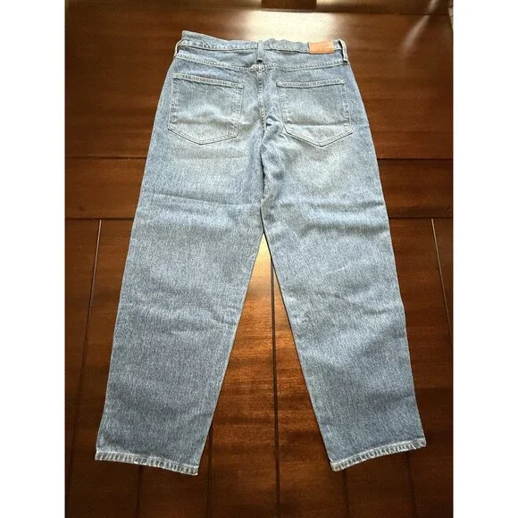 J Crew Womens High-Rise Peggy Tapered Jean Size 30 Authentic Blue Wash Barrel - Picture 4 of 11